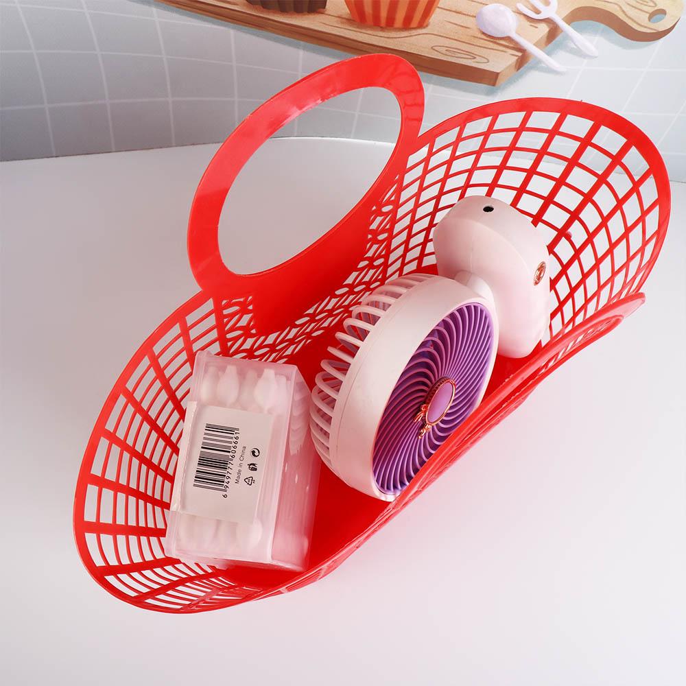 Plastic Hand-Held Practical Hollow Basket Storage Basket Toy Organizer Kitchen Bathroom Accessories