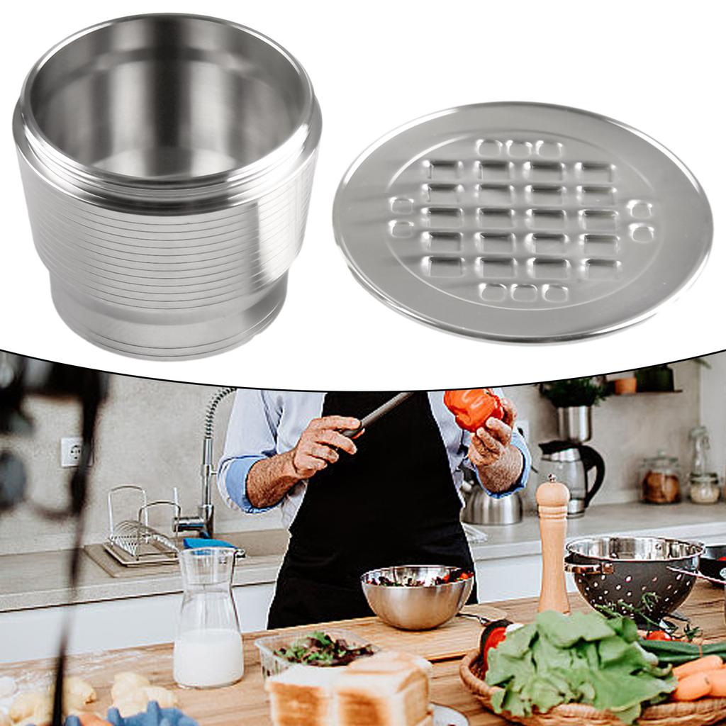 Reusable Stainless Steel Coffee Capsules Designed for Filter For Pods Made of 304 Stainless Steel Providing Long Term Use