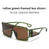 Futuristic Geometric Square Sunglasses With Uv400 Protection For Fashion Streetwear