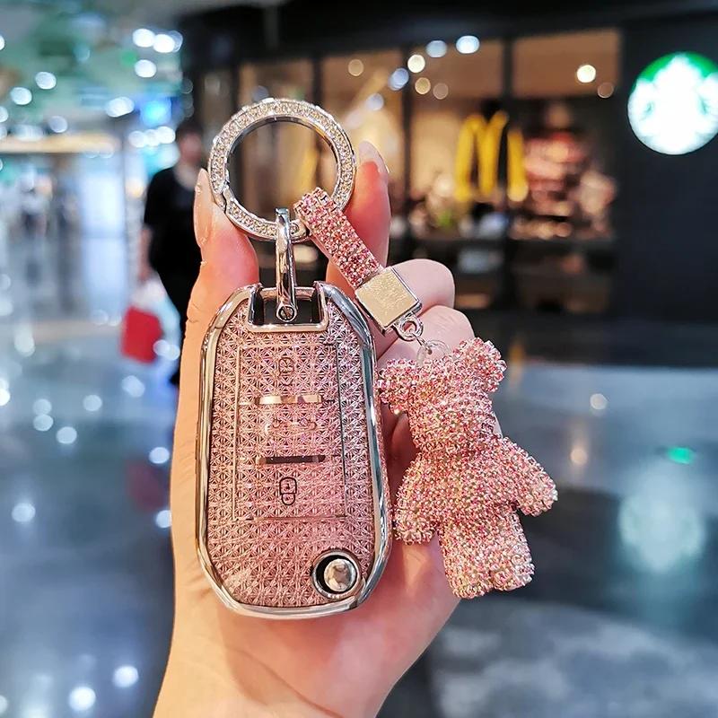 Key Case for Car Car keychain for Peugeot 408 keycase 3008 308s 508l 4008 2008 5008 301 keycover keyshell Keychain Car buckle