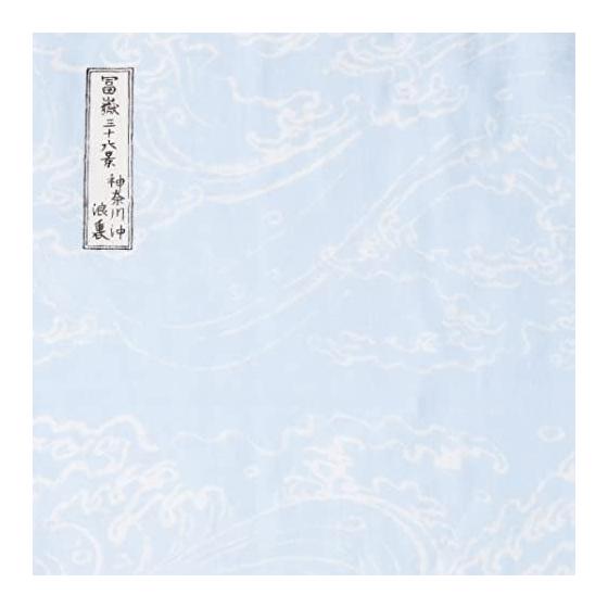 Yamamoto Jin Shoten Japanese Goods Kyoto Crafts Ukiyo-e Tenugui Double Gauze Tenugui "The Great Wave off Kanagawa" (Hokusai) Approx. 32x89cm