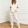 Women's Sweatsuit - Loose Fit Hoodie and Straight Leg Sweatpants Set for Casual Everyday Wear