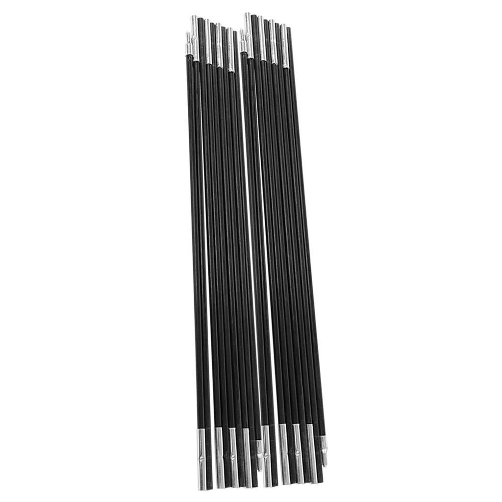 4.9M Fiberglass Camping, Outdoor Support Rods Replacement Tent Pole Tent Pole Foldable Awning Frames Kit