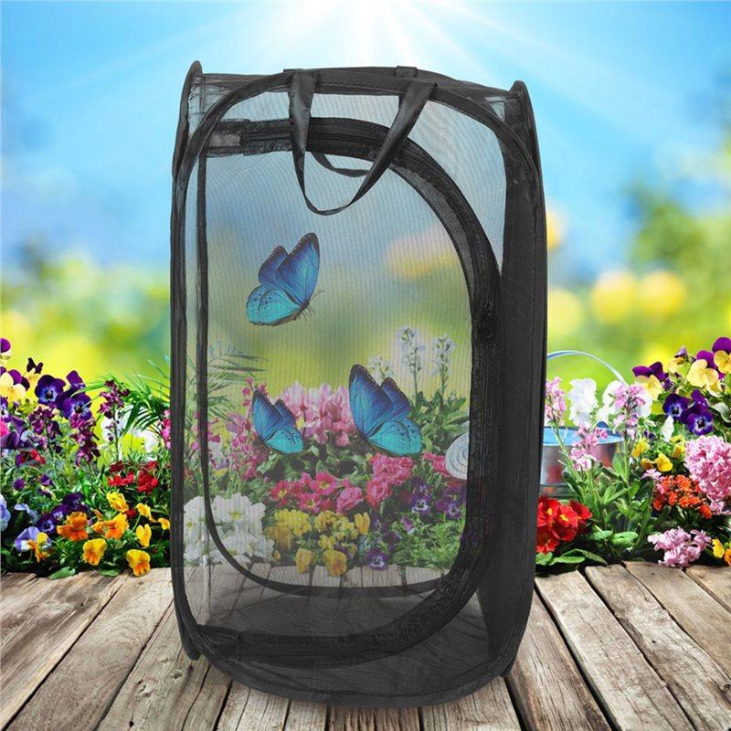 ABBP-Butterfly Cage Insect Breeding House Portable Professional Mesh Netting Observation Garden Household Pet