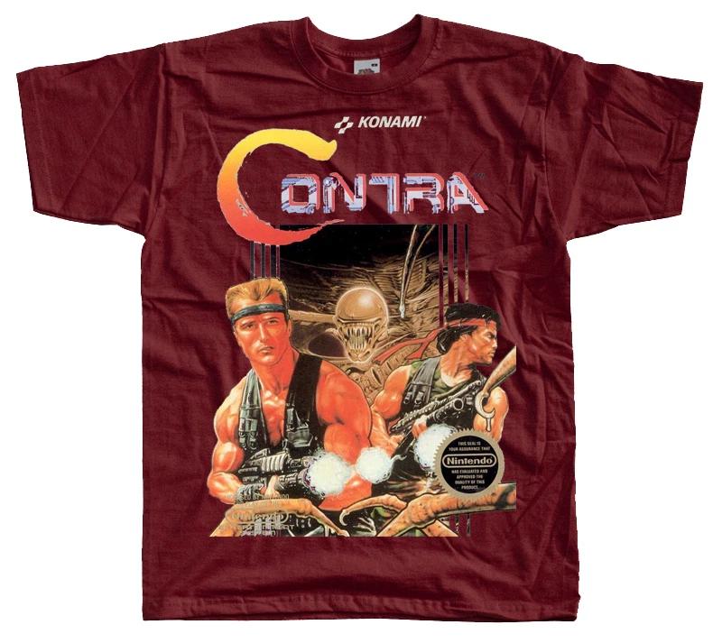 CONTRA BOX COVER NES game T SHIRT BRICK ALL SIZES S-5XL XL