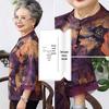 Datang Madam Women's Seven-Sleeve Stand Collar Shirt Set