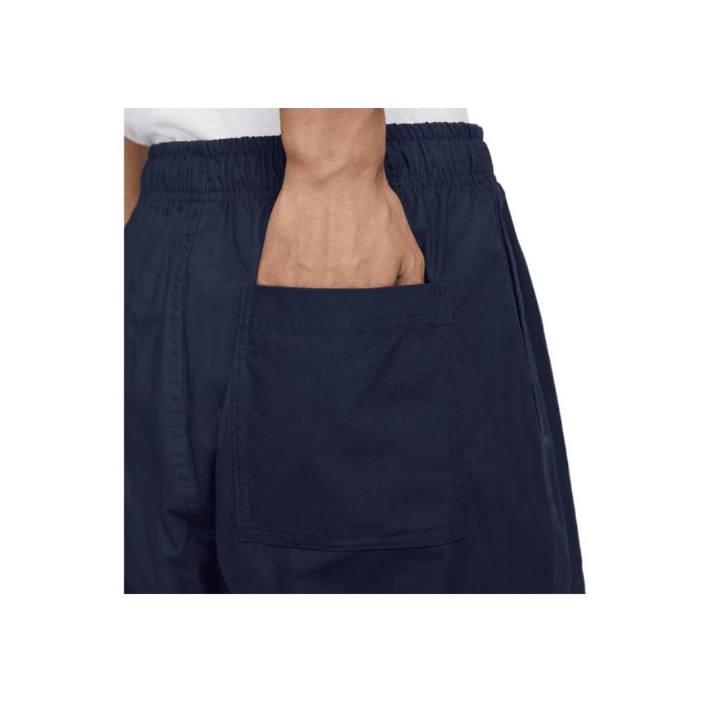 Nike Solid Color Loose Fit Drawstring Casual Pants Men bottoms Navy-Blue FN3097-410