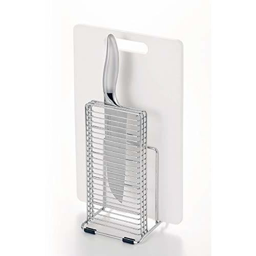Pearl Metal Knife/Cutting Board Stand Stainless Steel At Aqua HB-3945
