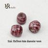 Retro Wooden Beaded DIY Jewelry Kit: Handmade Necklace & Earring Materials with Geometric Shapes