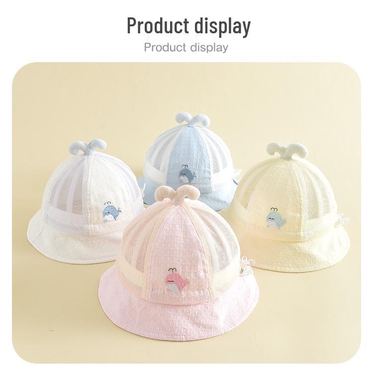 Baby's Cute Whale Sun Protection Bucket Hat
