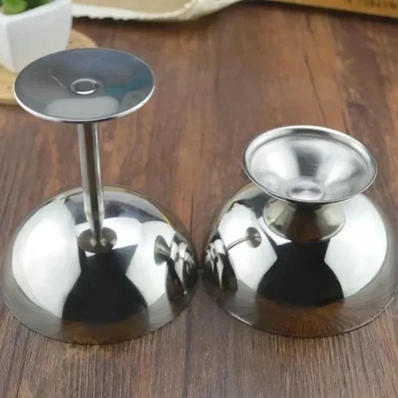 Home Kitchen Portable Tools 200ml Salad Cup Safe Stainless Steel Ice Cream Cup Dessert Bowl Ice Cream Spoon Accessories