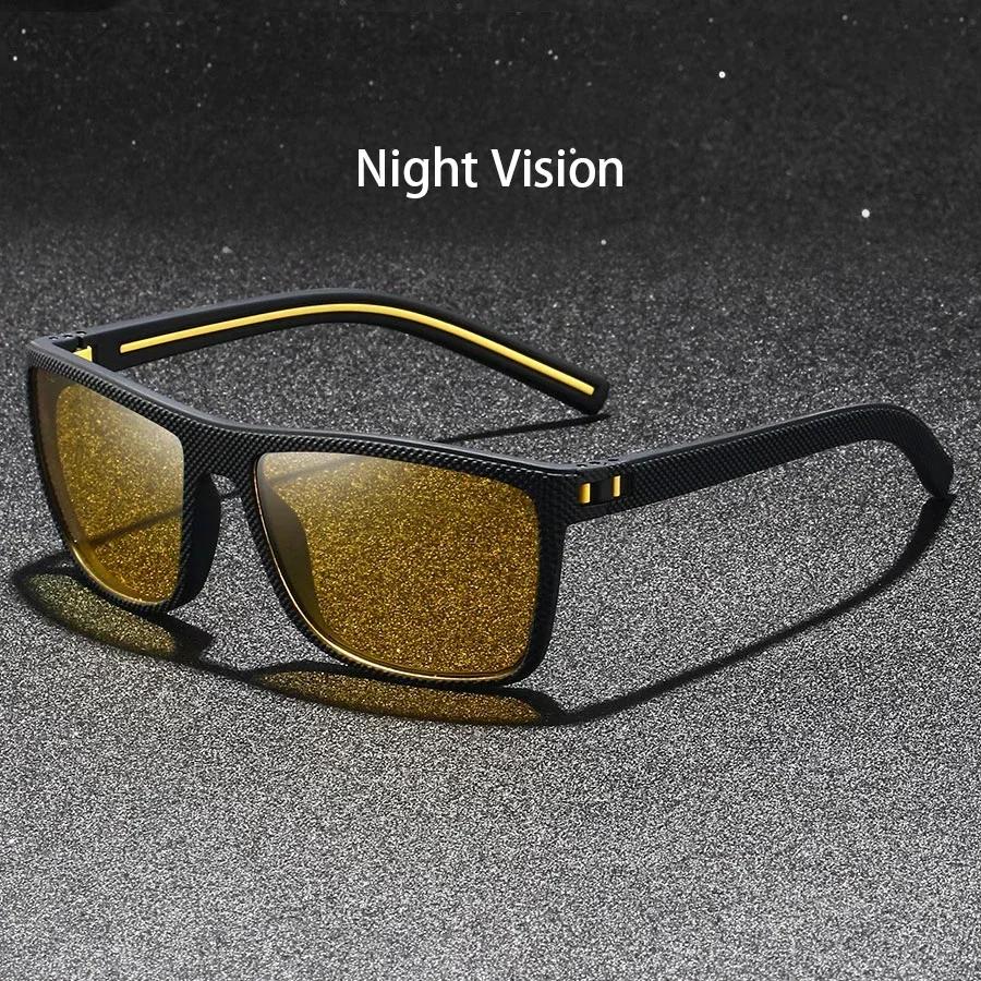 

NEW Fashion Nail Decoration Vintage Square Polarized Sunglasses Men Women Brand Designer Sun Glasses Driving Fishing UV400