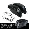 Motorcycle Saddle Bags Bag Conversion Brackets For Harley Softail Heritage Deluxe FXST 1984-2017