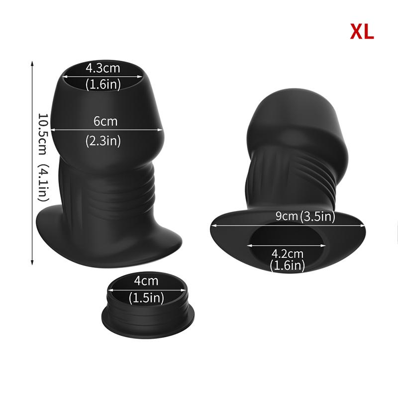 Hollow Anal Plug Butt Plug Anal Sex Toys Dildo Anal Dilator Enema Prostate Massager Sex Toys For Woman Men Gay Adults Products