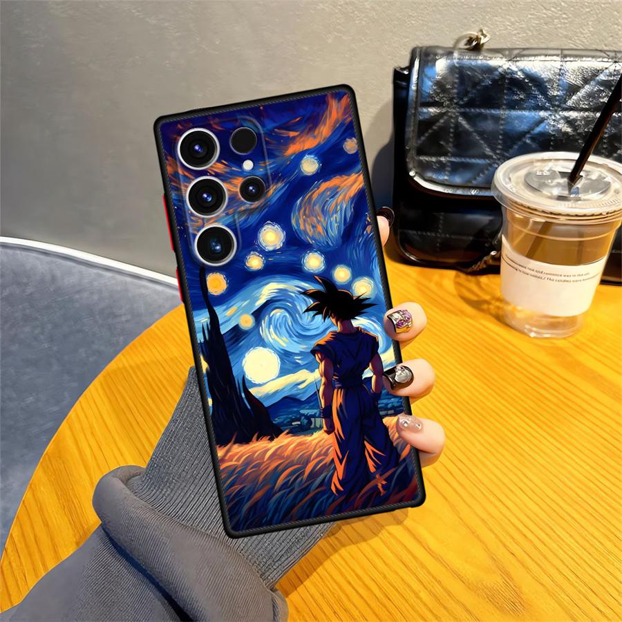

Case for Samsung Galaxy S20 S24 FE S10 S22 Plus S25 Edge S21 S23 Ultra S9 Back Phone Cover Dragon Ball Art Logo Galaxy S24+