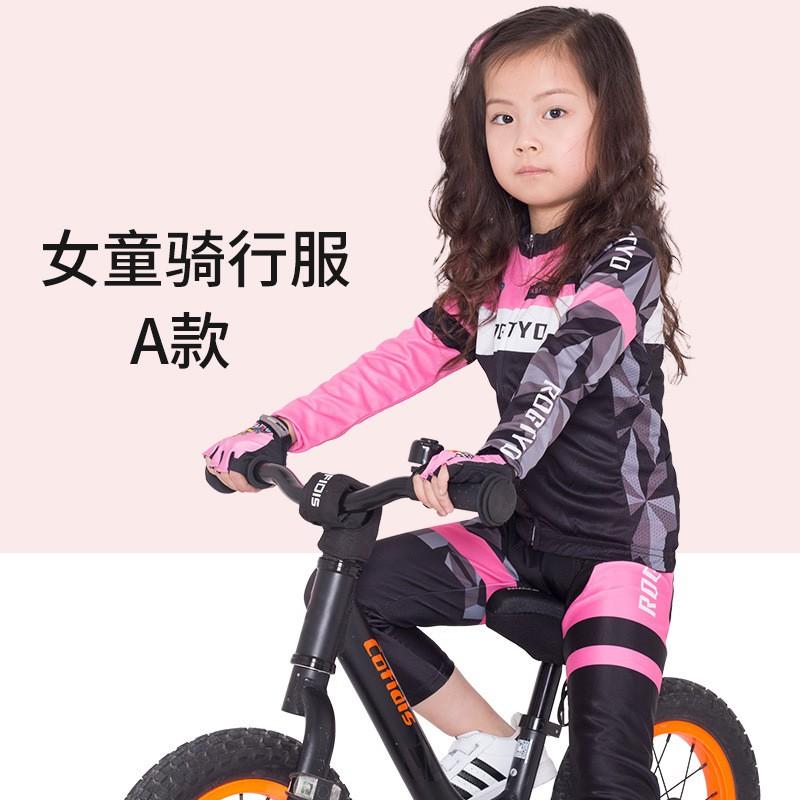 Kids Thermal Long Sleeve Cycling Jersey