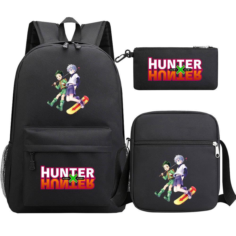Animation, Full-Time Hunter, Young Students, School Bags, Men'S And Women'S Leisure Travel, Backpacks, Trendy Computer Bags