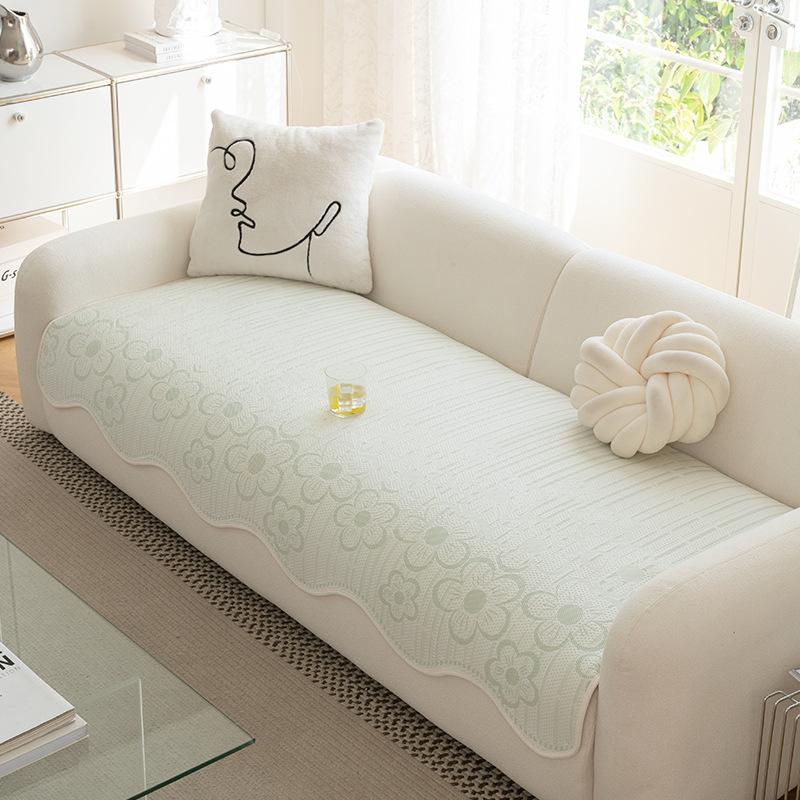 Cool Doudou Special-Shaped Sofa Cushion, Summer Ice Silk Mat Cushion  New Non-Slip Straight Row Cold Cover Cover Cover