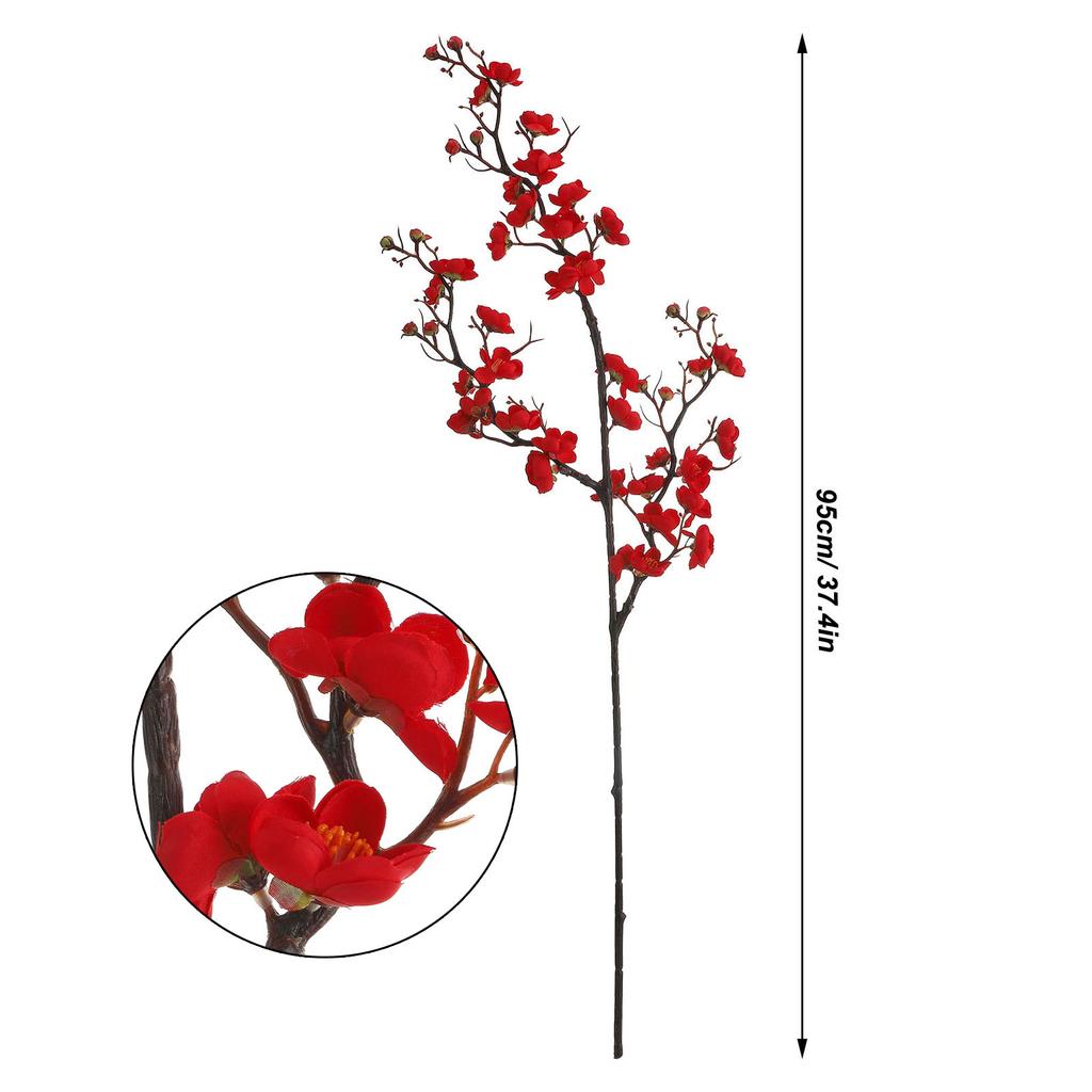 Simulation Branch Chinese Rustic Fake Branch Artificial Flowers for Living Room Decoration