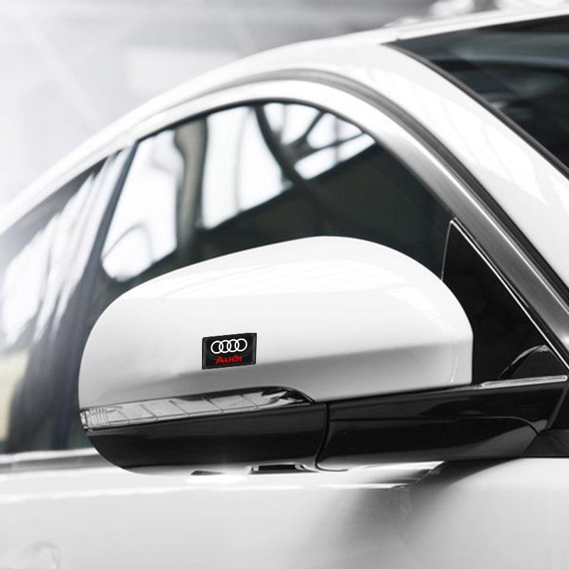 Car Styling 3D Epoxy Car Steering Wheel Dashboard Decoration Stickers For Audi A7 A8 A3 A4 A5 A6 TT Q3 Q5 Q7 A1 B5 B6 B7 B8 B9 8P C6 C5 C7
