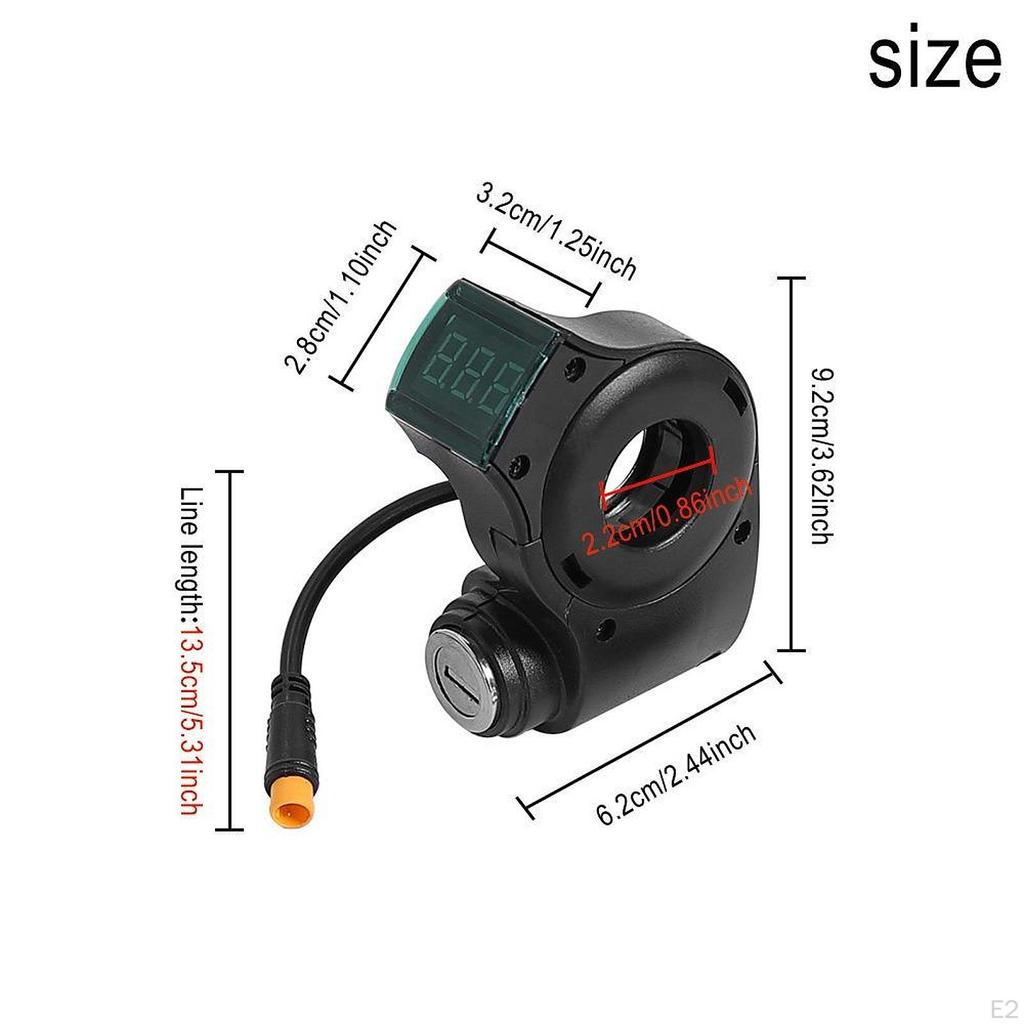 Elektrický bicykel Zámok spínača s kľúčmi Stabilný Kompaktný Výkon Nahradzuje Príslušenstvo