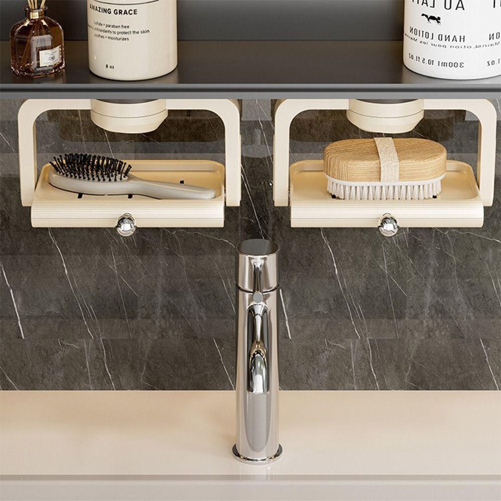 Rotatable Suction Cup Soap Dish Wall-Mounted Multifunctional Drain Soap Holder Box Multi-color Save Space Sponge Soap Box