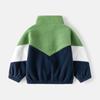 Autumn New Children's Coat Colorblock Casual Top