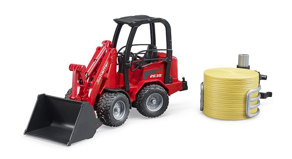 BRUDER Schaffer Compact Loader Bale Gripper with Straw &