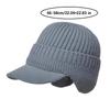 Outdoor Ear Protector Cap Thick Bicycle Knitted Cap Thickened Hat Men Tongue Scarf Windproof Baseball Knitted Cap Bomber Hats