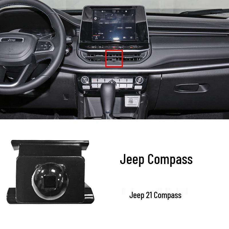 

Car Phone Holder Base for Jeep Renegade, Grand Commander, and Grand Cherokee Interior