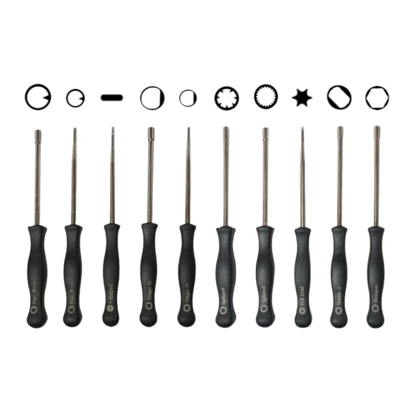 Carburetor Adjustment Tools 10pcs for Chainsaw Trimmer Multi-head Tune-up Screwdriver Set Car Repair Motorcycle Accessories