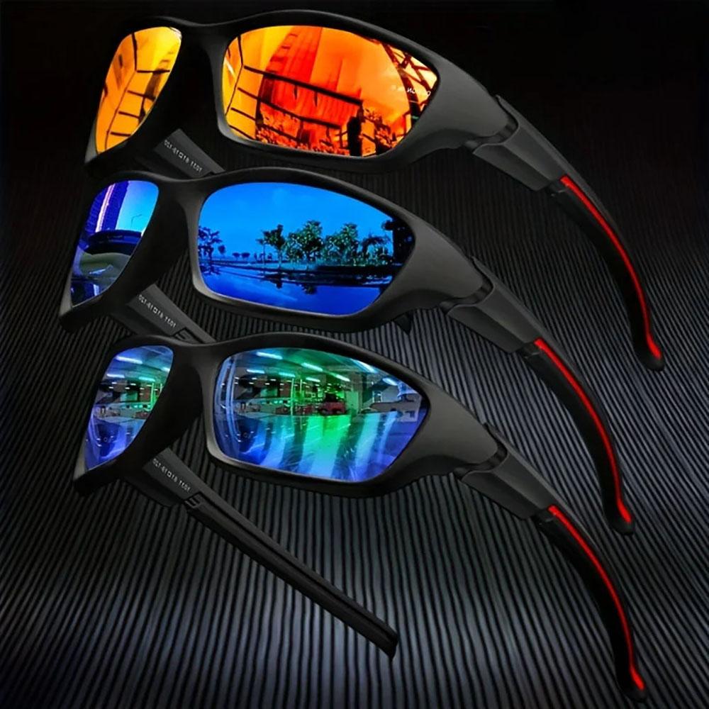Luxury Design Uv400 Polarized Sunglasses for Men Outdoor Fashion Sports Fishing Cycling Eye Protection Sun Glasses