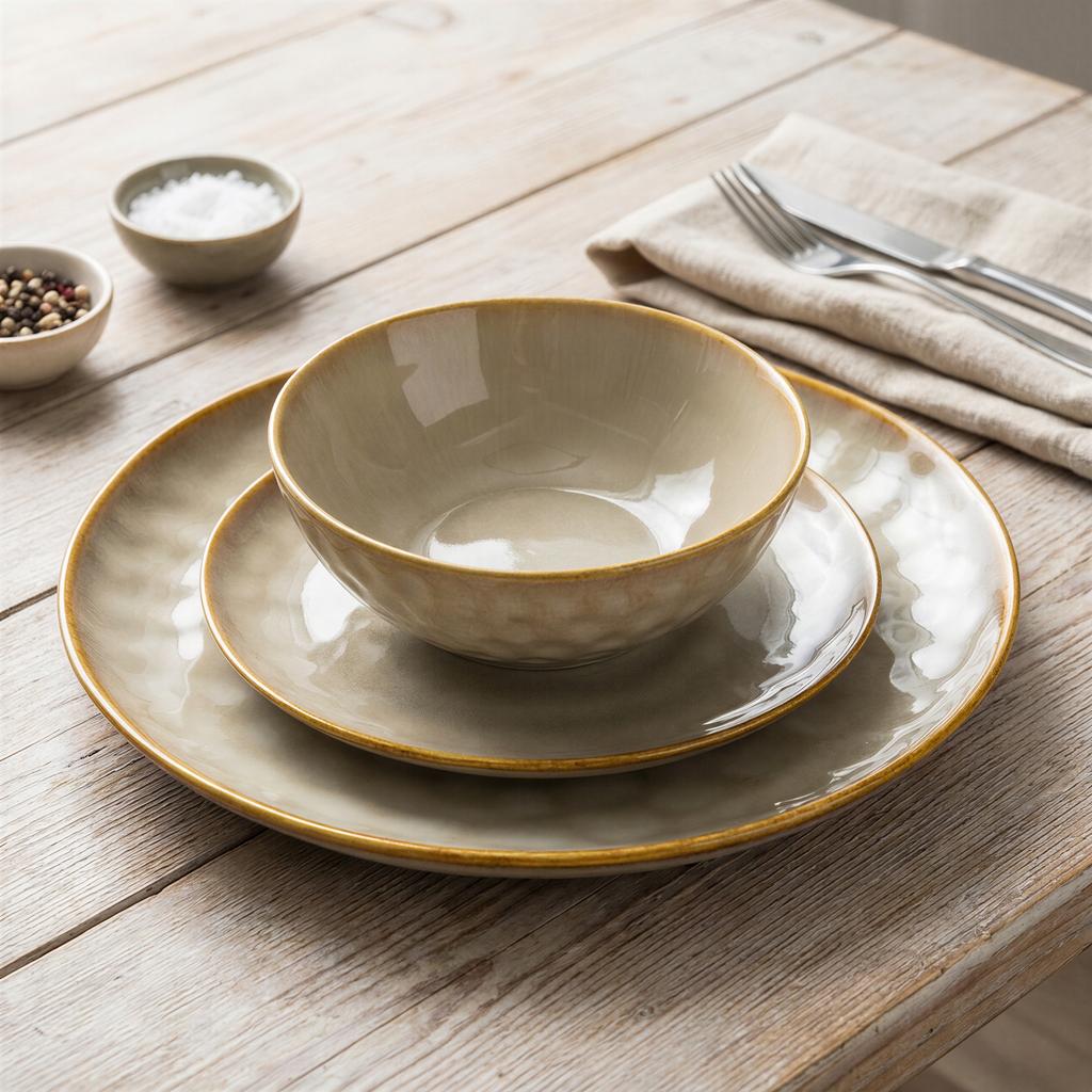Dinner Set 18-Piece Plate Set Dinner Set For 6 People