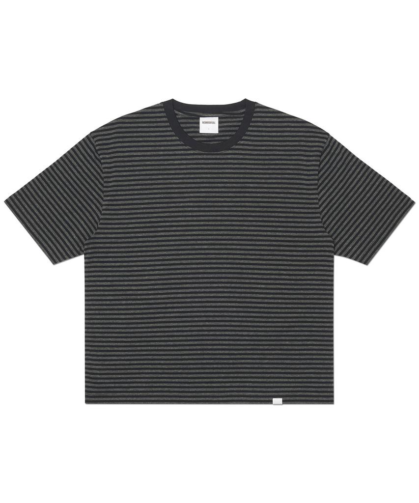 Nomaenyueol Nm Crop Border T-Shirt - Black
