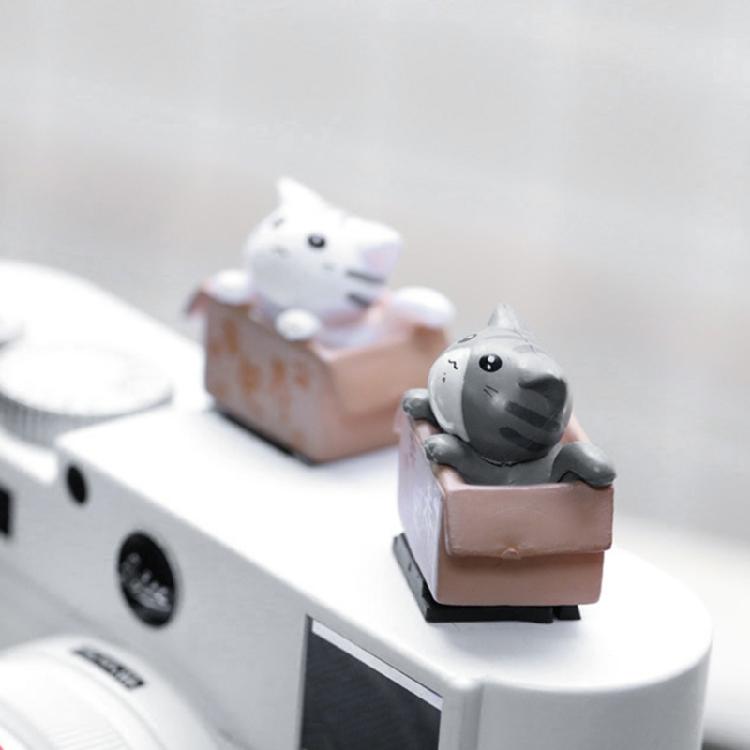 3D kreslený kryt sáněk fotoaparátu Roztomilý pro kočku DSLR Prachotěsný kryt sáněk pro DS