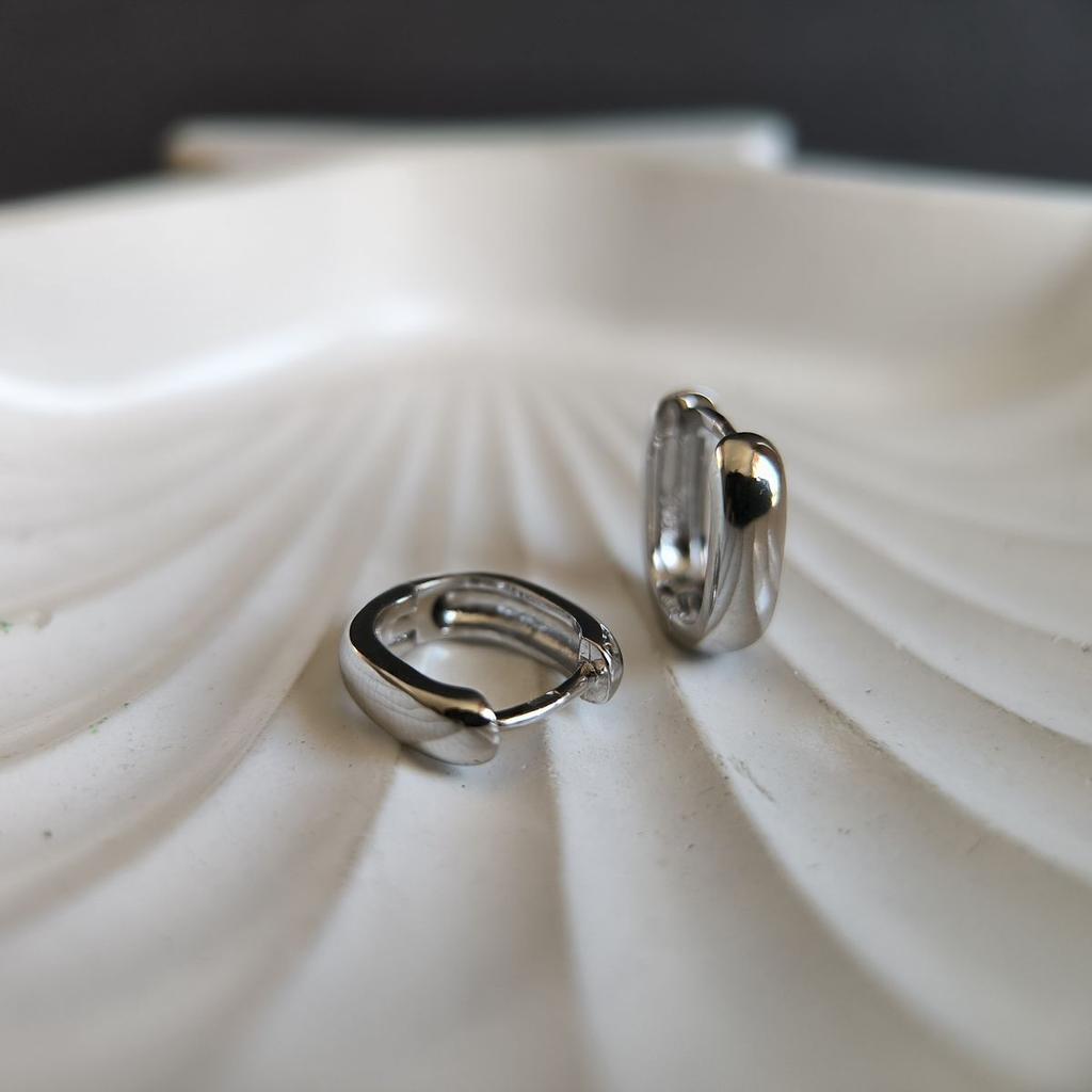 Silver Earrings Without Stones (2187370)