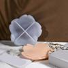 Customizable Silicone Flower Tray Mold Heat Resistant Coaster Mould Jewelry Making Tool for Home Decoration Enthusiasts