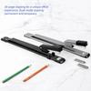 Metal Body Long Reach Stapler 20 Sheet Capacity Paper Stapler Long Arm Stapler  Binding Supplies