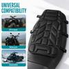 Breathable ATV Seat Cover Black Motorcycle Seat Protector  For Long Distance Riding
