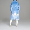 Adidas Originals Trefoil X Ivy Park Faux Fur Plush Long Coat Men Coat Blue H18983