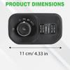 Headlight Dimmer Switch 7 P Plastic Black for Ram 2500 – –2024 68401933AA 68401933AB