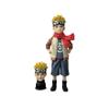 Figura de PVC Uzumaki Naruto Com Cabeça Dupla Intercambiável Para Colecionadores e Fãs de Anime