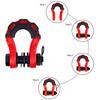 2 Pieces D Ring Shackles Off Road Towing Accessories,Rugged Heavy Duty Tow for Strap