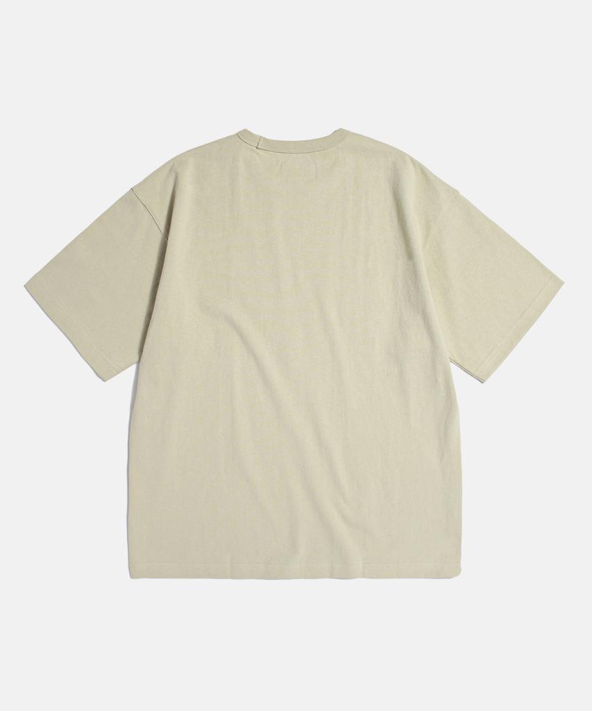ESPIONAGE Minimal Logo Heavyweight Tee Sand