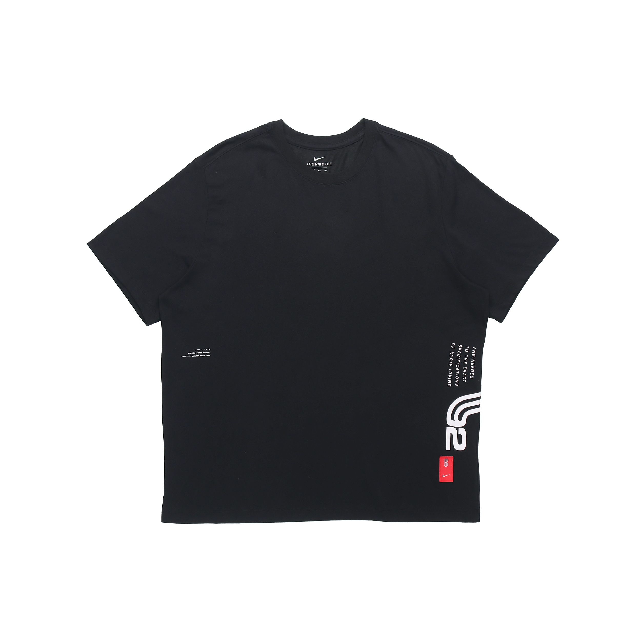 

Nike Мужская баскетбольная футболка Dri-Fit Kyrie черная CD0928-010 S