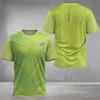 2025 Men/Women's printed quick-drying short-sleeved tennis breathable ultra-thin Fitness T-shirt Casual top