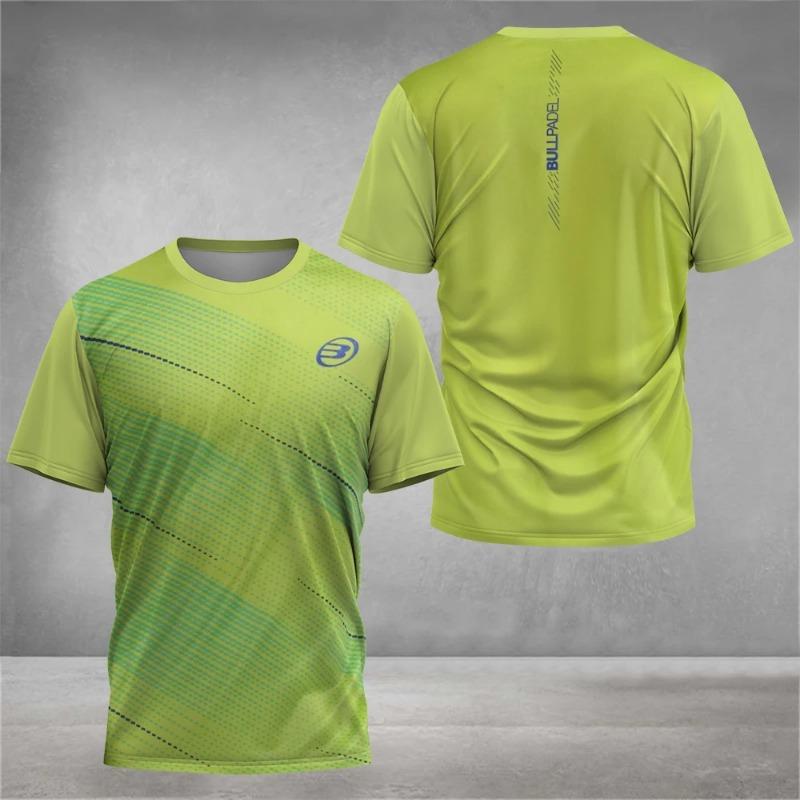2025 Men/Women's printed quick-drying short-sleeved tennis breathable ultra-thin Fitness T-shirt Casual top