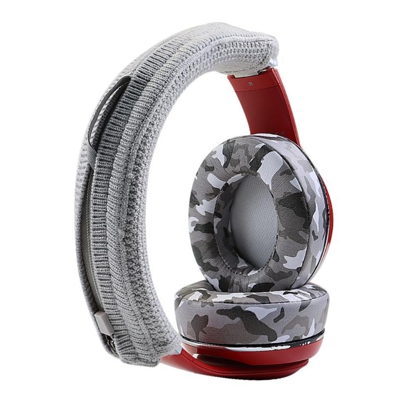 Universal Headphone Headband Silicone Cover for HD700 HD800 Headset Headband Protectors with Zipper Cover Easy to Close