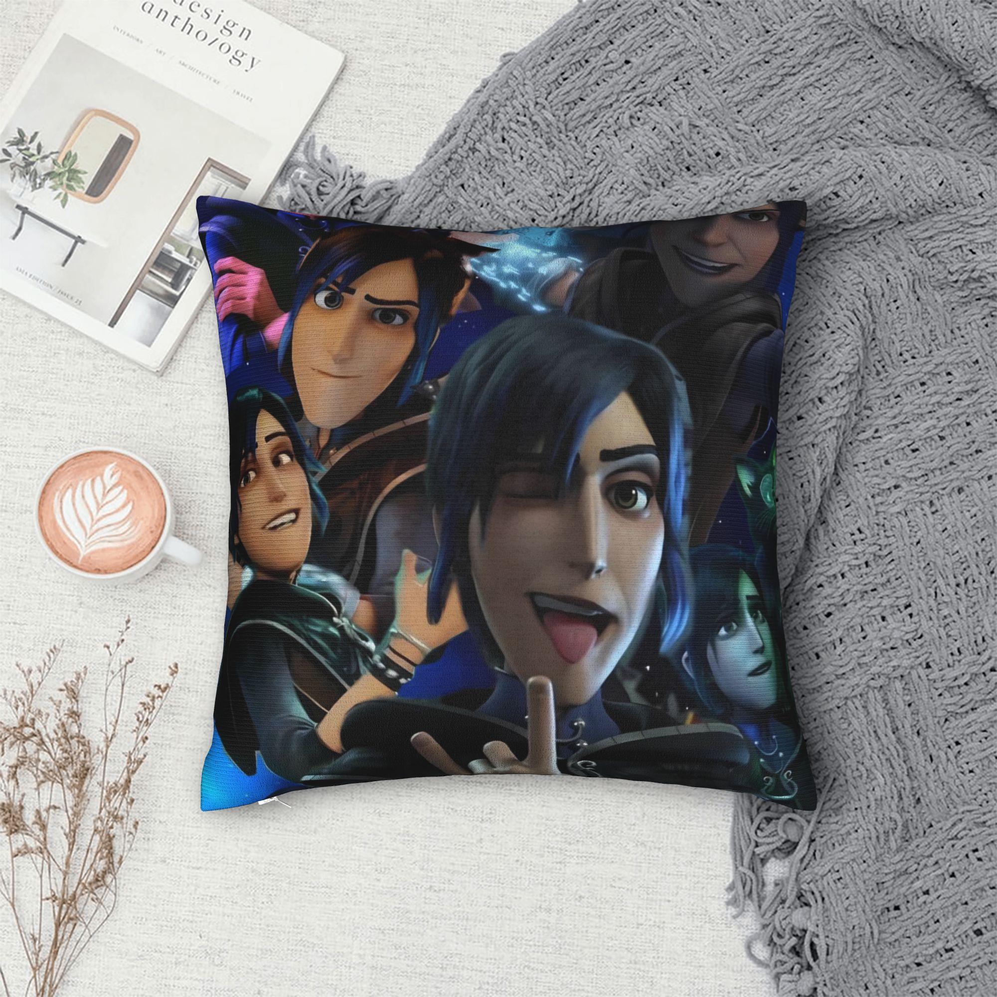 Fine Glasses Unisex Pillow Cover Trollhunters Tales Of Arcadia Funny Pillow Case For Sofa Bedroom Home Decor Pillowcases