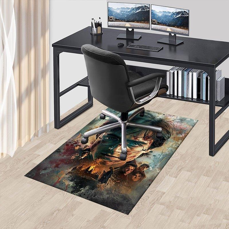 Harry Potter and the Deathly Hallows Part 2 Poster PrintOffice Mat Home Decor Office Rugs LB89